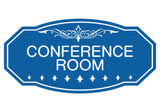Blue Victorian Conference Room Sign