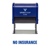 No Insurance Self Inking Rubber Stamp