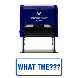 What The??? Self-Inking Office Rubber Stamp