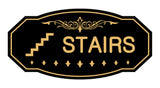 Victorian Stairs Sign