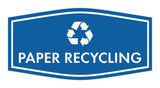 Fancy Paper Recycling Wall or Door Sign