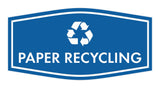 Fancy Paper Recycling Wall or Door Sign