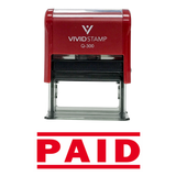 Paid Self Inking Rubber Stamp