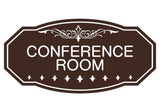 Dark Brown Victorian Conference Room Sign