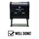 Well Done Teacher Self Inking Rubber Stamp