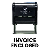 Invoice Enclosed Self Inking Rubber Stamp