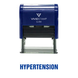 Hypertension Medical Self Inking Rubber Stamp