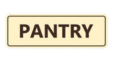 Signs ByLITA Standard Pantry Sign