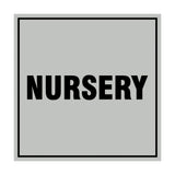 Signs ByLITA Square Nursery Sign with Adhesive Tape, Mounts On Any Surface, Weather Resistant, Indoor/Outdoor Use