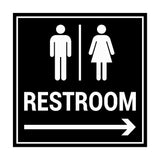 Signs ByLITA Square Restroom Sign