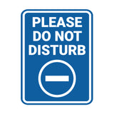 Portrait Round Please Do Not Disturb Wall or Door Sign