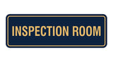 Standard Inspection Room Sign