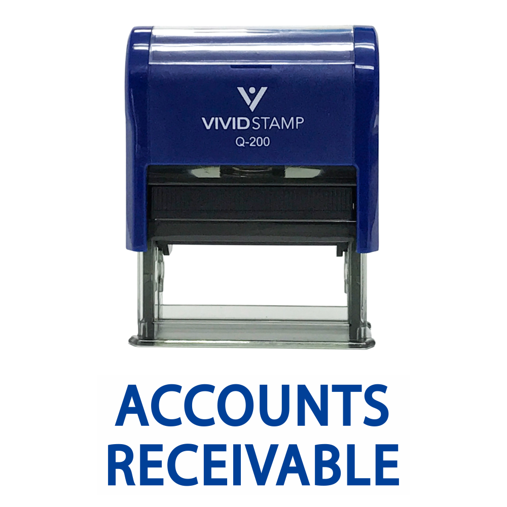 Accounts Receivable Self Inking Rubber Stamp