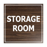 Signs ByLITA Square Storage Room Sign