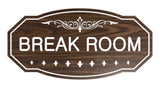 Victorian Break Room Sign