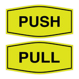 Signs ByLITA Fancy Push Pull Sign Set