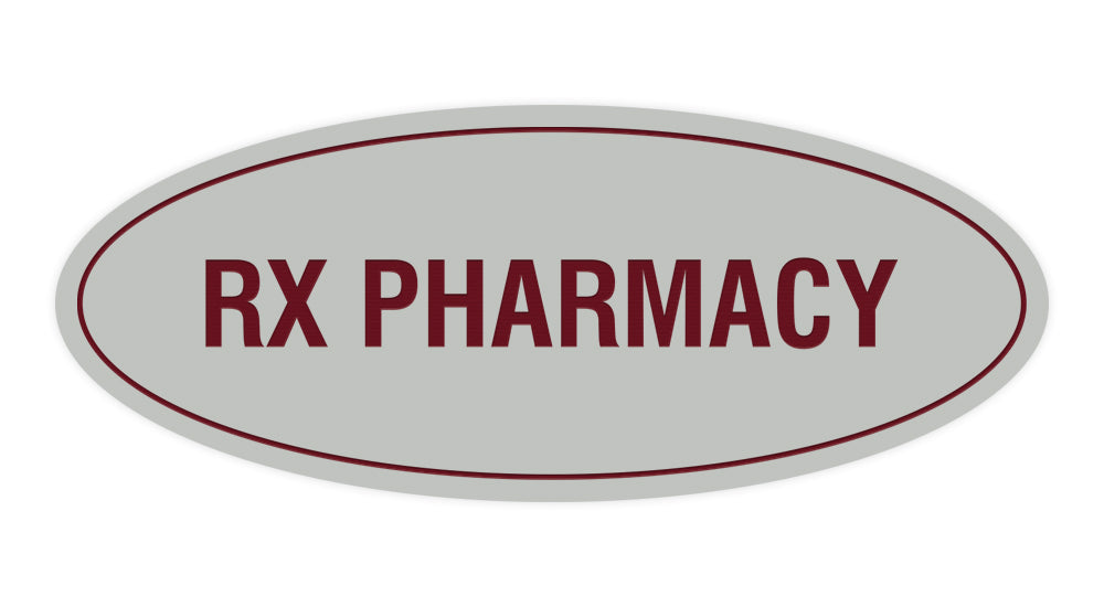 Signs ByLITA Oval RX Pharmacy Sign