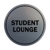 Signs ByLITA Circle Student Lounge Sign