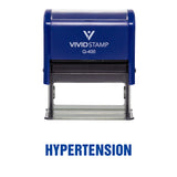 Hypertension Medical Self Inking Rubber Stamp