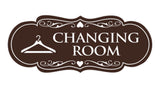 Signs ByLITA Designer Changing Room Sign with Adhesive Tape, Mounts On Any Surface, Weather Resistant, Indoor/Outdoor Use