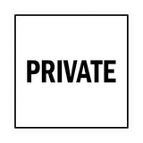 Signs ByLITA Square Private Sign