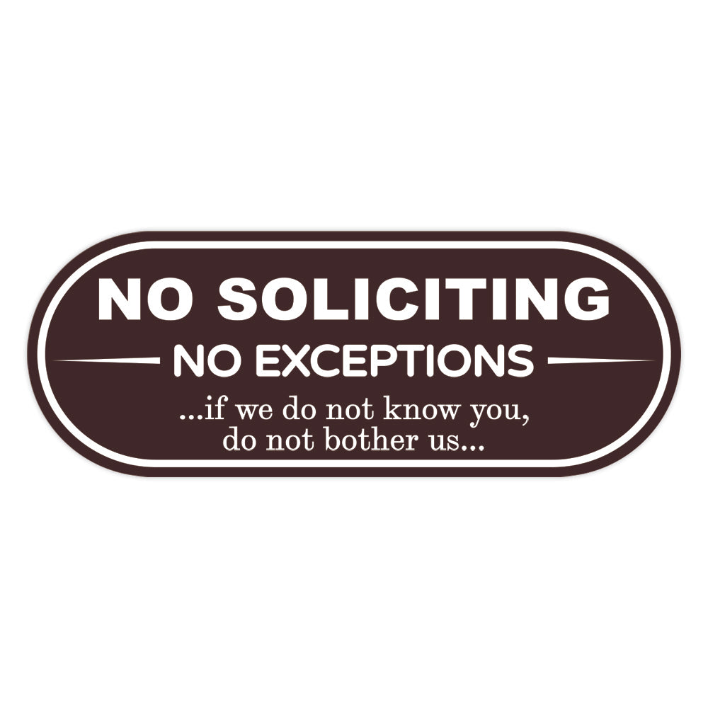 NO SOLICITING NO EXCEPTIONS Door / Wall Sign – Pacific Sign and Stamp no-soliciting-no-exceptions-door-wall-sign-pacific-sign-and-stamp