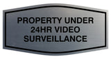 Fancy Property Under 24Hr Video Surveillance Sign