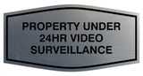 Fancy Property Under 24Hr Video Surveillance Sign