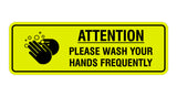 Signs ByLITA Standard Attention Please Wash Your Hands Sign
