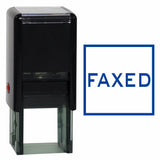 Square FAXED Self Inking Rubber Stamp