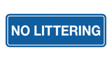 Signs ByLITA Standard No Littering Sign