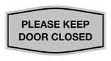 Signs ByLITA Fancy Please Keep Door Closed Sign