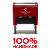 100% Handmade Self Inking Rubber Stamp