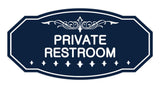 Victorian Private Restroom Sign