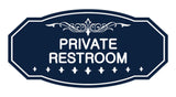 Victorian Private Restroom Sign
