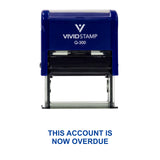 THIS ACCOUNT IS NOW OVERDUE Self Inking Rubber Stamp