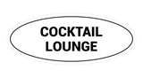 Signs ByLITA Oval Cocktail Lounge Sign