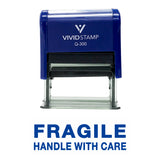 Fragile Handle With Care Self Inking Rubber Stamp