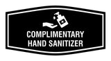 Fancy Complimentary Hand Sanitizer Sign