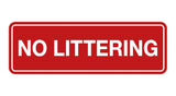 Signs ByLITA Standard No Littering Sign