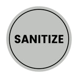 Signs ByLITA Circle Sanitize Sign