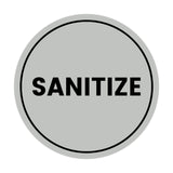 Signs ByLITA Circle Sanitize Sign