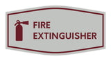 Signs ByLITA Fancy Fire Extinguisher Sign with Adhesive Tape, Mounts On Any Surface, Weather Resistant, Indoor/Outdoor Use