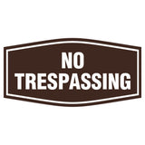 Fancy No Trespassing Sign