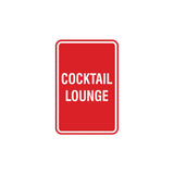Portrait Round Cocktail Lounge Sign