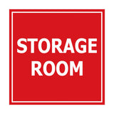 Signs ByLITA Square Storage Room Sign