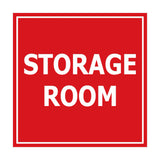 Signs ByLITA Square Storage Room Sign