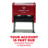 Your Account Is Past Due Self Inking Rubber Stamp