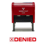 Denied Office Self-Inking Office Rubber Stamp