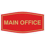 Fancy Main Office Sign
